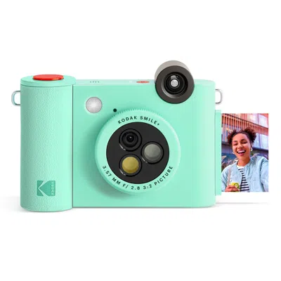 Kodak Smile+ Wireless 2x3 Digital Instant Print Camera With Effect Lenses & Zink Technology In Green