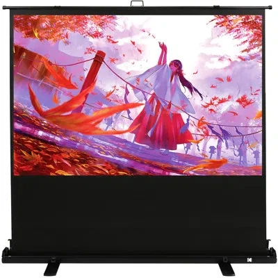 Kodak White 49'' X 87'' Portable Floor Rising Projector Screen