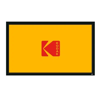 Kodak White Fixed Frame Wall Mounted Projector Screen