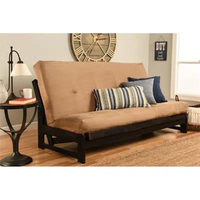 Kodiak Aspen Frame-reclaim Mocha Finish-suede Peat Mattress In Animal Print