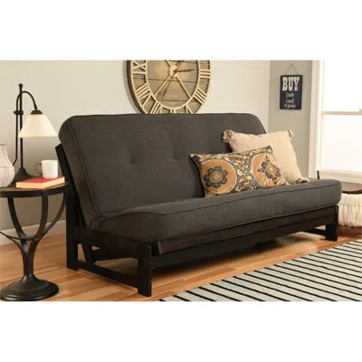 Kodiak Aspenframe-reclaim Mocha Finish-linen Charcoal Mattress