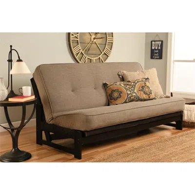 Kodiak Aspenframe-reclaim Mocha Finish-linen Stone Mattress