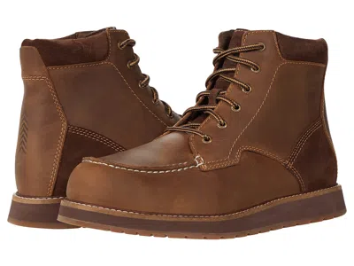 KODIAK DEVICK BROWN WEDGE MOC TOE SHOES