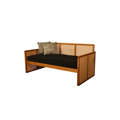 Kodiak Furniture Abaco Daybed-honey Finish-canton Blackmattress