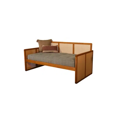 Kodiak Furniture Abaco Daybed-honey Finish-taxi Seaport Mattress