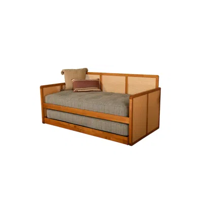 Kodiak Furniture Abaco Daybed-pop Up-honey Finish-taxi Seaport Mattresses
