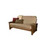Kodiak Furniture Washington Frame-rustic Walnut Finishtaxi Woodsmoke Mattress