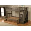 Kodiak Kelcie Twin-full Bunk Bed Dark Gray In Brown