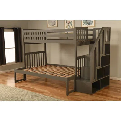 Kodiak Kelcie Twin-full Bunk Bed Dark Gray