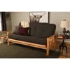 Kodiak Lodge Frame-natural Finish-linen Charcoal Mattress