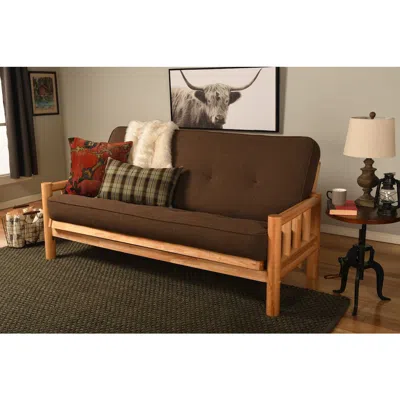 Kodiak Lodge Frame-natural Finish-linen Cocoa Mattress