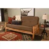 Kodiak Lodge Frame-natural Finish-marmont Mocha Mattress In Green