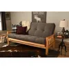 Kodiak Lodge Frame-natural Finish-suede Gray Mattress