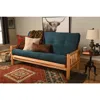 Kodiak Lodge Frame-natural Finish-suede Navy Mattress