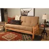 Kodiak Lodge Frame-natural Finish-suede Peat Mattress In Brown