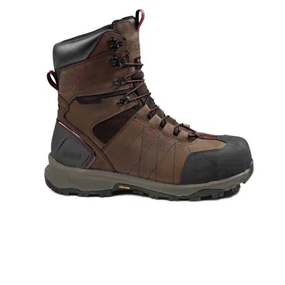 Kodiak Men's Ice Conqueror Waterproof Composite Toe Winter Safety Work Boots In Brown