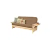 Kodiak Phoenix Frame-antique White Finish-linen Stone Mattress In Brown