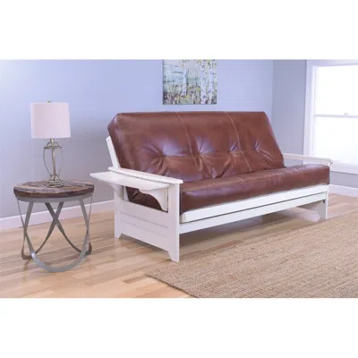 Kodiak Phoenix Frame-antique White Finish-oregon Trail Saddle Mattress