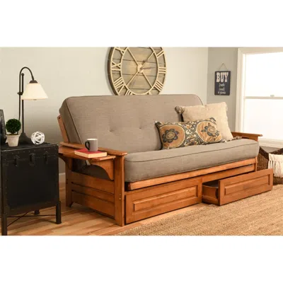 Kodiak Phoenix Frame-barbados Finish-linen Stone Mattress-storage Drawers