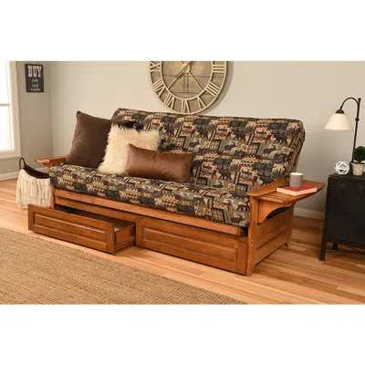 Kodiak Phoenix Frame-barbados Finish-peter's Cabin Mattress-storage Drawers