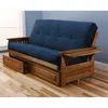 Kodiak Phoenix Frame-barbados Finish-suede Navy Mattress-storage Drawers