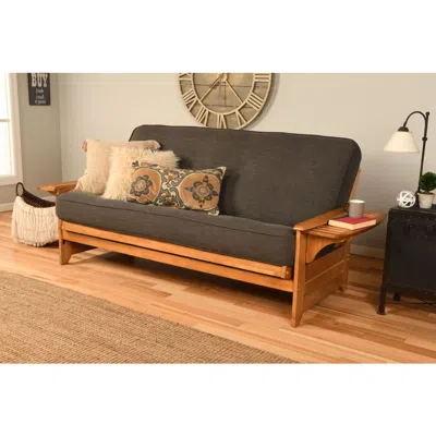 Kodiak Phoenix Frame-butternut Finish-linen Charcoal Mattress
