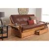 Kodiak Phoenix Frame-butternut Finish-oregon Trail Saddle Mattress-storage Drawers