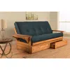 Kodiak Phoenix Frame-butternut Finish-suede Navy Mattress-storage Drawers
