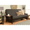 Kodiak Phoenix Frame-espresso Finish-linen Charcoal Mattress