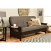 Kodiak Phoenix Frame-espresso Finish-suede Gray Mattress