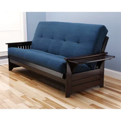 Kodiak Phoenix Frame-espresso Finish-suede Navy Mattress