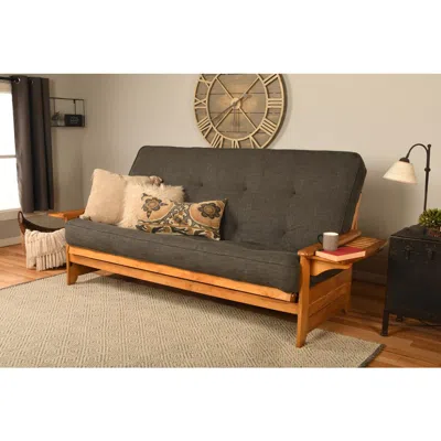 Kodiak Phoenix Frame Queen-butternut Finish-linen Charcoal Mattress