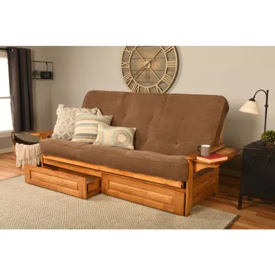 Kodiak Phoenix Frame Queen-butternut Finish-marmont Mocha Mattress-storage Drawers