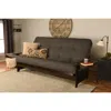 Kodiak Phoenix Frame Queen-espresso Finish-linen Charcoal Mattress