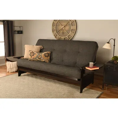 Kodiak Phoenix Frame Queen-espresso Finish-linen Charcoal Mattress
