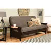 Kodiak Phoenix Frame Queen-espresso Finish-suede Gray Mattress