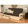 Kodiak Phoenix Frame/antique White Finish/linen Charcoal Mattress/storage Drawers