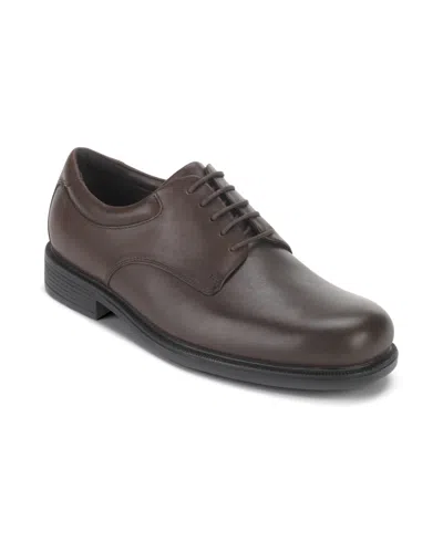 Kodiak Rockport Men's Margin Oxford Shoe In Chocolate