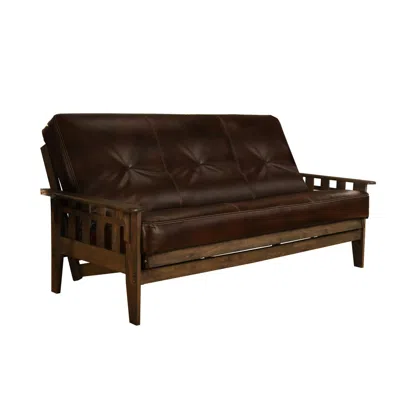Kodiak Tucson Frame-rustic Walnut Finish-oregon Trail Java Mattress