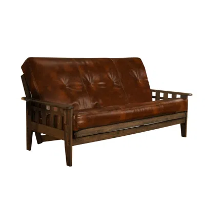 Kodiak Tucson Frame-rustic Walnut Finish-oregon Trail Saddle Mattress