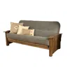 Kodiak Washington Frame-rustic Walnut Finish-marmont Thunder Mattress