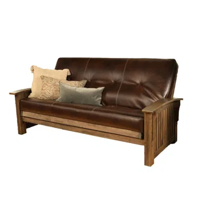 Kodiak Washington Frame-rustic Walnut Finish-oregon Trail Java Mattress