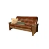 Kodiak Washington Frame-rustic Walnut Finish-oregon Trail Saddle Mattress