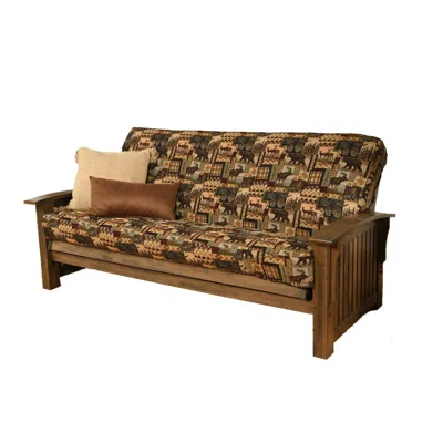 Kodiak Washington Frame-rustic Walnut Finish-peter's Cabin Mattress
