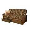 Kodiak Washington Frame-rustic Walnut Finish-peter's Cabin Mattress-storage Drawers