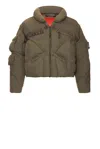 Kody Phillips Cargo Puffer In Green