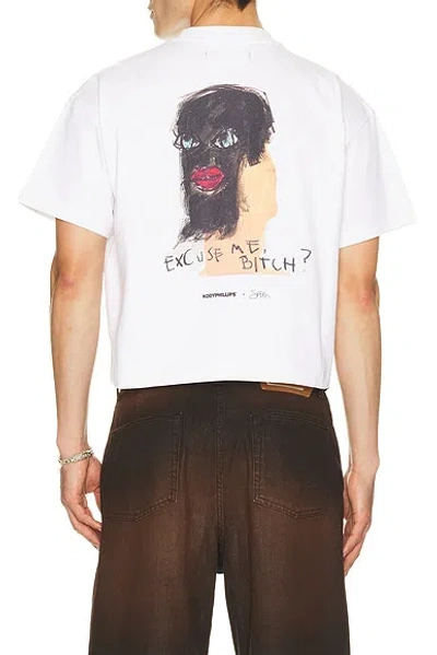 Kody Phillips Excuse Me Tee In White