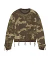 Kody Phillips Netted Sweater In Multi