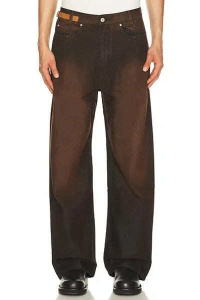 Kody Phillips Straight Leg Traveler Jean In Brown