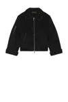 Kody Phillips Wool Lasso Jacket In Black
